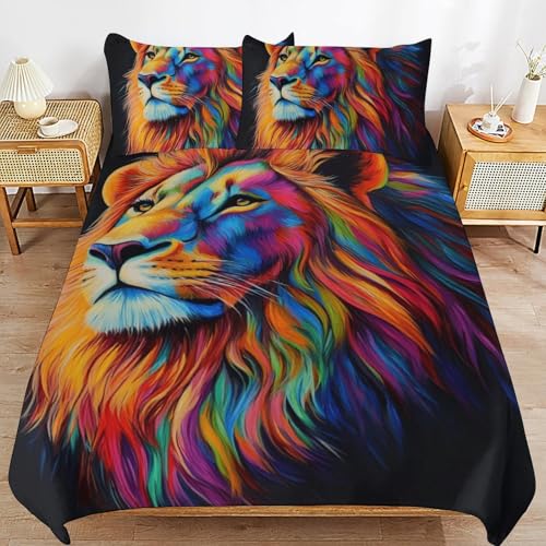 Ropa de cama de microfibra Rosenlöwe textil hogar con cremallera 3 unidades 2