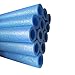 Clever Leon 8 Tubi in Schiuma per Trampolino 180 cm (8 Barre), Protezione per Aste di Trampolino, Copertura in Gommapiuma per Aste, Imbottitura in Schiuma (Blu)