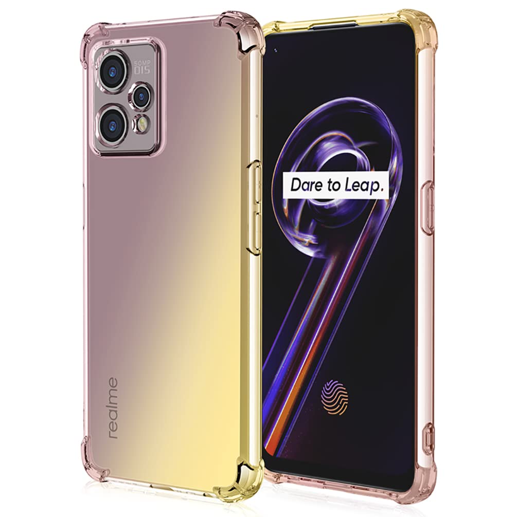 DOINK Coque en Coloré Pente pour Realme GT2 Pro, Translucide