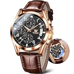 Brown Leather&Black Dial Watch