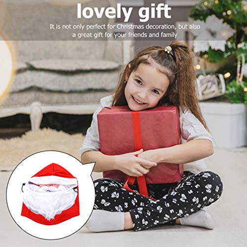KESYOO Rosto de Natal Bandana Rosto de Inverno Capacete Quente Traje de Papai Noel Balaclavas Ciclis