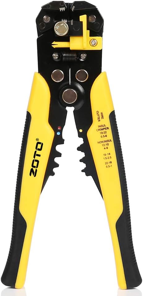 Wire Stripper,ZOTO Self-adjusting Cable Cutter Crimper,Automatic Wire Stripping Tool/Cutting Pliers Tool for Industry