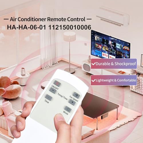 Télécommande climatiseur HA-HA-06-01 112150010006 de remplacement - 2