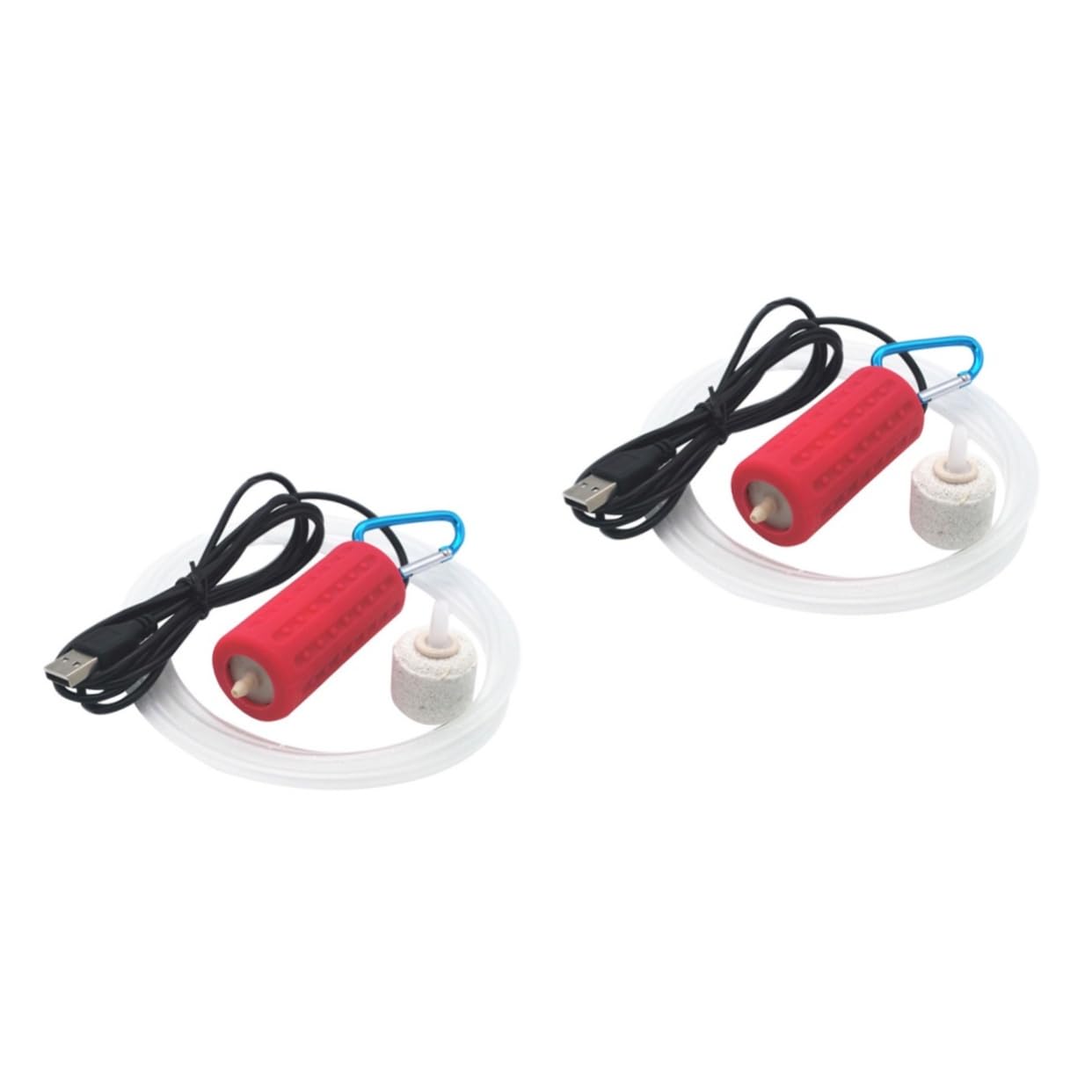 Mipcase 2piezas Bomba De USB Silenciosa para Acuarios para Tanques De Peces Pequeños y Medianos Consumo Compatible Diversas Especies Acuáticas