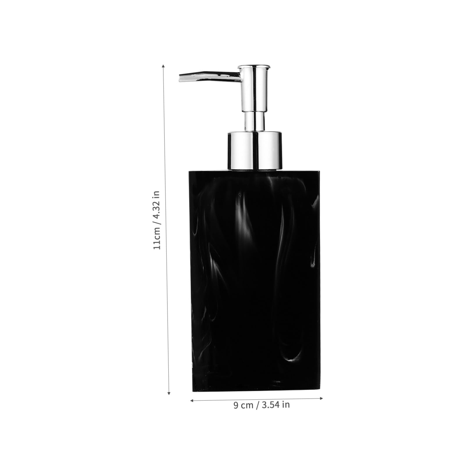 Cabilock Conjunto de Accesorios de Baño de Resina Negra Jaspeada de 5 Piezas Soporte para Cepillos de Dientes y Jabonera Práctico y Cómodo para Baño Moderno