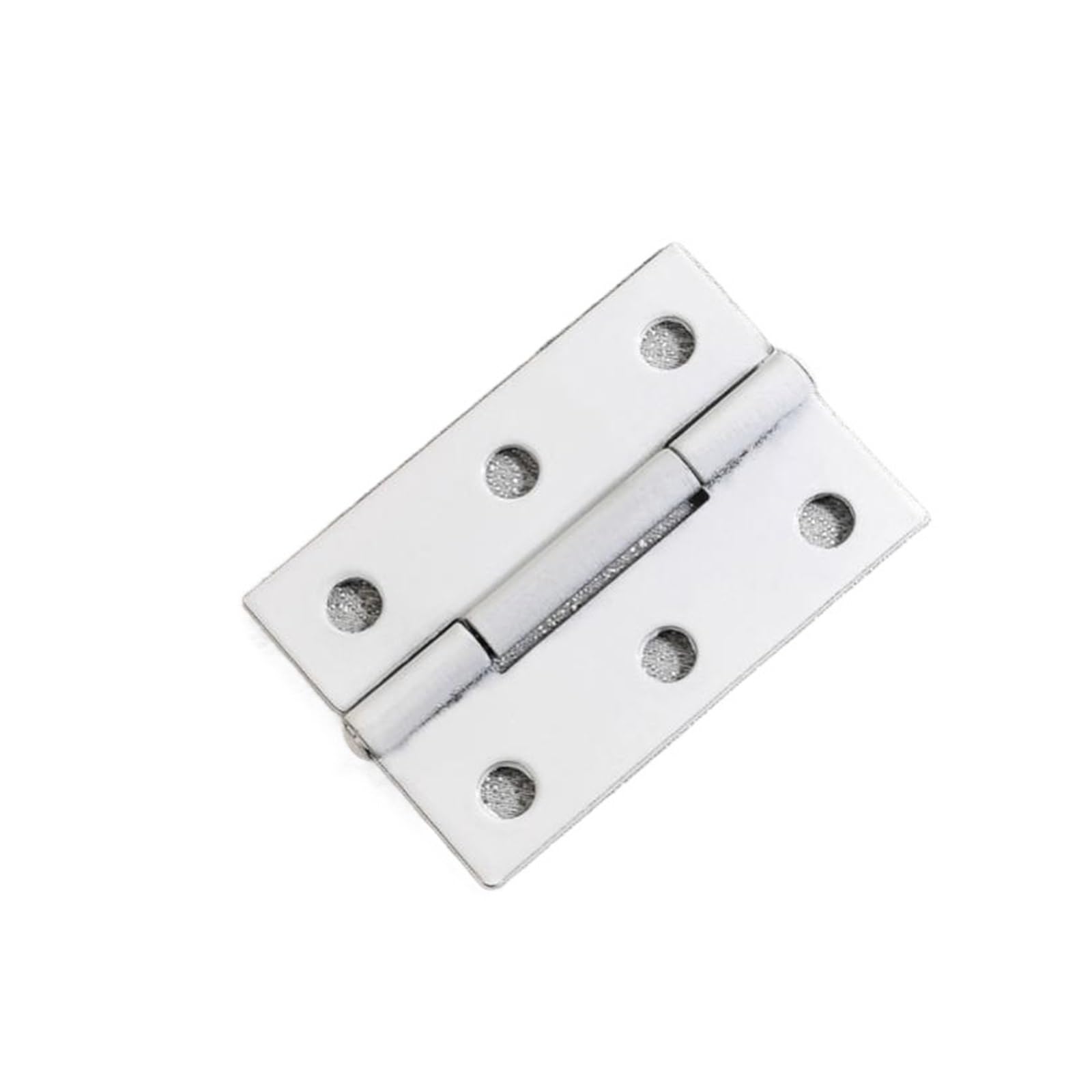 Kdhcvkz One Color 8Pcs Flat Cabinet Hinges 6-Hole Furniture Hinge