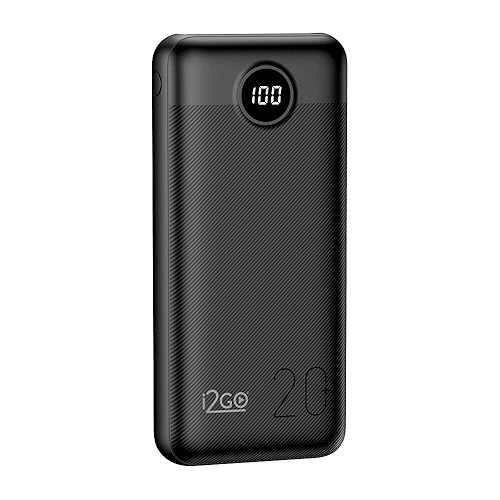 I2GO, Carregador Portátil (Power Bank) Ultra Rápido 20000mAh, Power Delivery 20W, 2 Saídas...