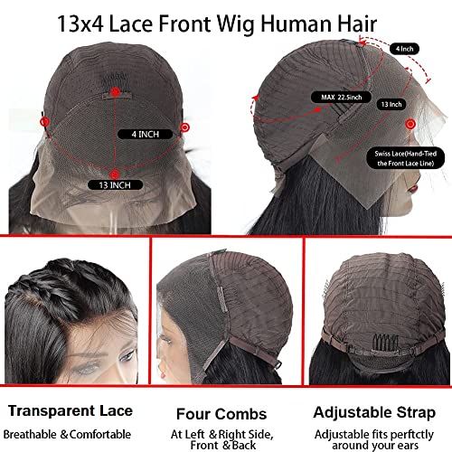 Perruque cheveux humain deep wave femme bresilienne curly lace frontal - 4