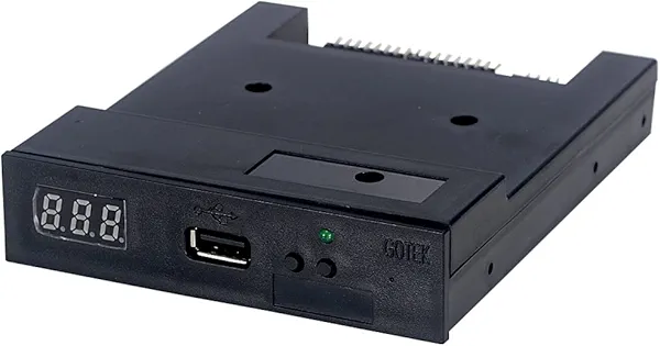GoTEK SFR1M44-U100 3.5 Inch 1.44MB USB SSD Floppy Drive Emulator Black