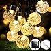 50 LED Catena Luminosa Solare, 【8M&8Modalità】Luci Solari Esterno con Alimentato da USB o Solare, Impermeabile IP65 Lampada Solare per Giardino, Terrazzo, Matrimonio, Festa