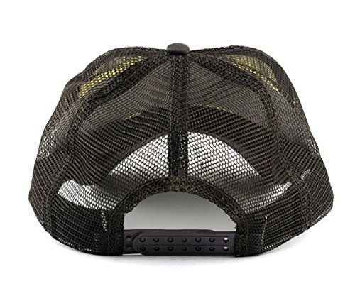 Image of NYFASHION101 Plain Mesh Trucker Hat - Breathable 6-Panel Daily Snapback Cap, Customizable Ideal for DIY Embroidery & Patches