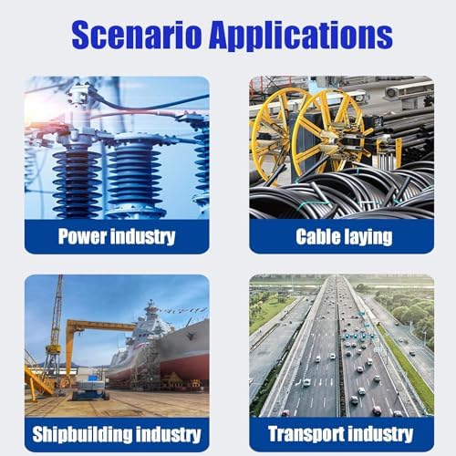 Cordless Hydraulic Cable Cutter 150KN-250KN, Electric Wire Cutting Tool for Max Φ120mm Copper/Aluminum Cable, Battery-Powered, Heavy-Duty Wire Cutter