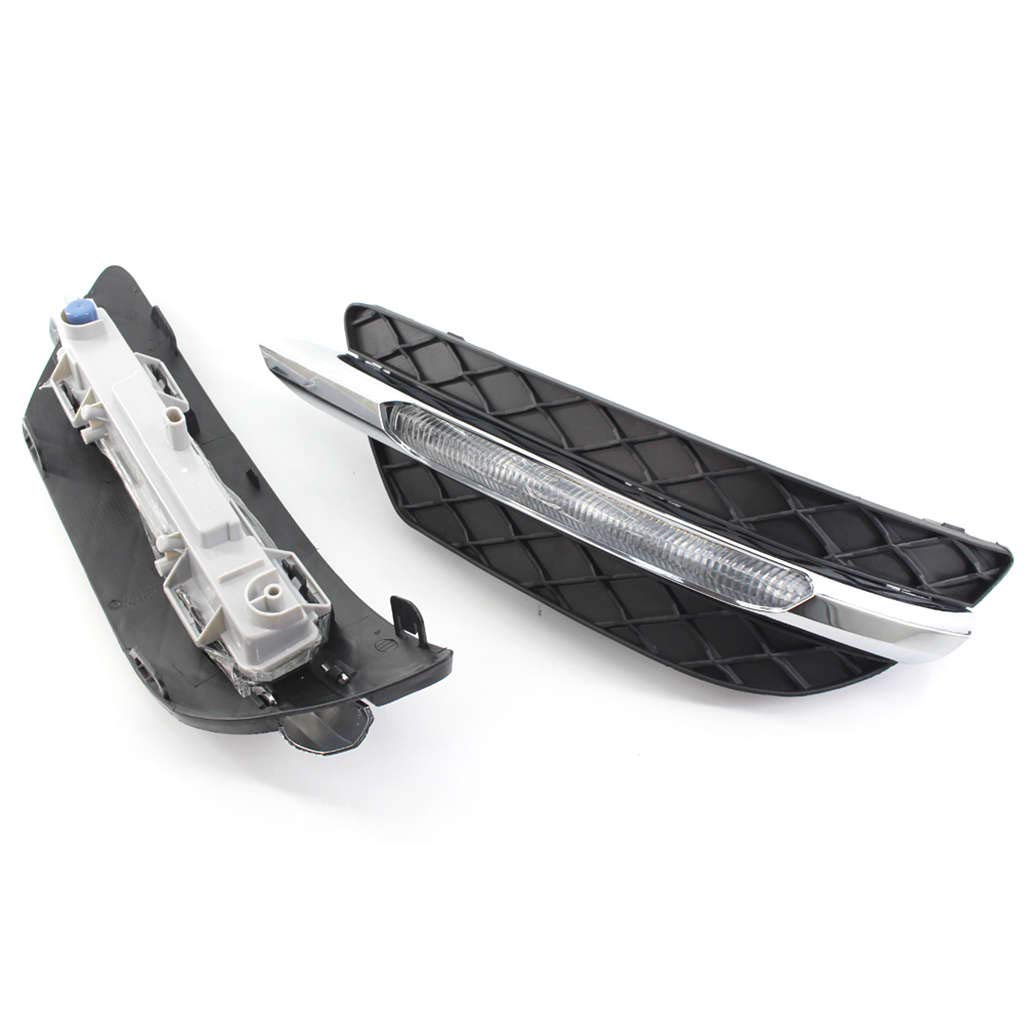 Kit luci diurne giornaliere Kit luci di Marcia Diurna a LED DRL Gruppo Ottico fendinebbia per Il 2012-2014 Mercedes-Benz W204 Classe C C250 C300 C350 2048803224 2048803324