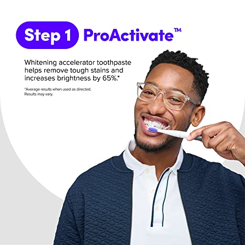 Smiledirectclub Pro Teeth Whitening Gel System With Led Light - 4 Pack Pens And Whitening Toothpaste - Professional Strength Hydrogen Peroxide - Pain Free And Enamel Safe #TOP2