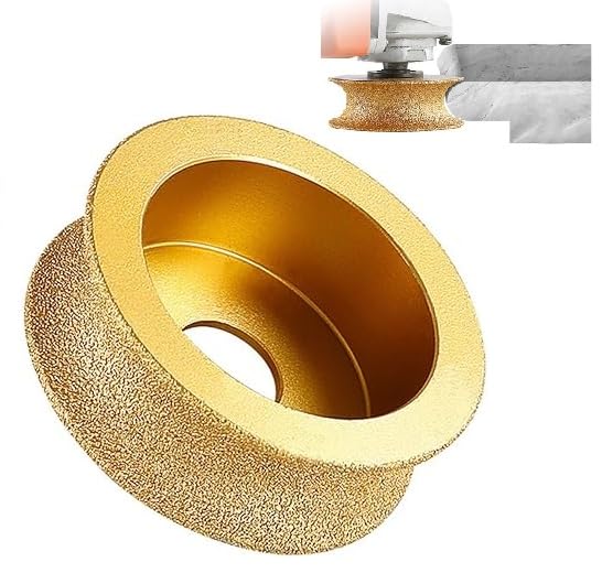 Helmik Vacuum Brazed Diamond Grinding wheel 75mm Diameter 25mm Height For Granite Marble, Glass, Tiles and Ceramics Concave, Diamond Edge Grinding Wheel for Angle Grinder (B0CM2H693N) Amazon Price History, Amazon Price Tracker