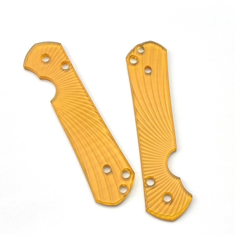 Echeson 1PC Clear PEI Scales Replacement Fits for Chris Reeve Large Sebenza 21 31