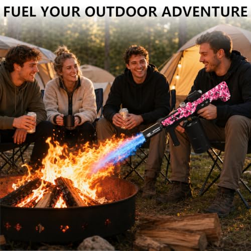 Image of ARTFLAMM Upgraded Propane Torch Gun with One-Touch Max Flame Boost, Heavy Duty Blow Torch with Trigger Control for BBQ, Fire Starting, Grilling, Searing Steak & Outdoor Use (Tank Not Included)