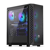 ENDORFY Signum 300 ARGB, ATX PC Case, Mesh Front Panel, Tempered Glass Side Panel, 4X ARGB PWM Case Fans Included | EY2A006