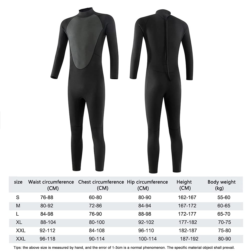 Muta in neoprene, 3 mm, da surf e immersioni subacquee