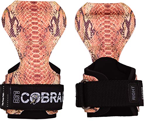 Image of Cobra Grips Weight Lifting Gloves with Adjustable Neoprene Padded Wrist Wraps - Heavy Duty Alternative to Power Lifting Hooks for Deadlifts