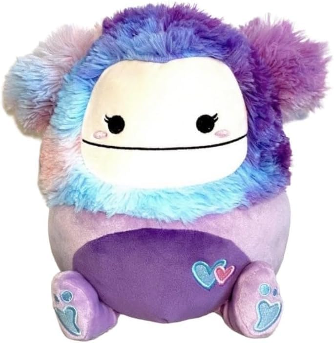 Squishmallows 2024 Valentine Squad 12" Plush Toy (12" Eden The Purple Bigfoot)