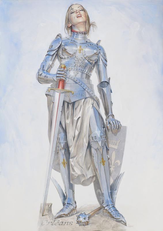 Hajime Sorayama Joan of Arc 2018 - Canvas Print On A Wooden Frame - Perfect Picture For Wall Decoration