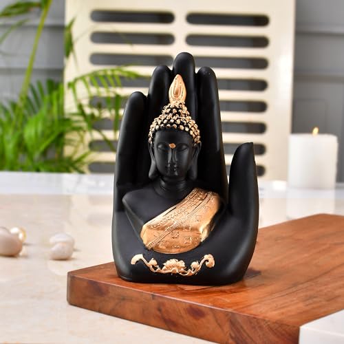 Collectible India Palm Buddha Idol Showp…