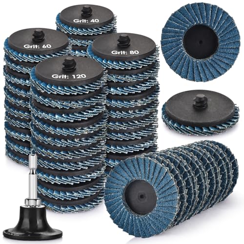 Avresecie 23PCS 2 Inch Grinder Flap Disc With Disc Pad,Roll Lock - View #7