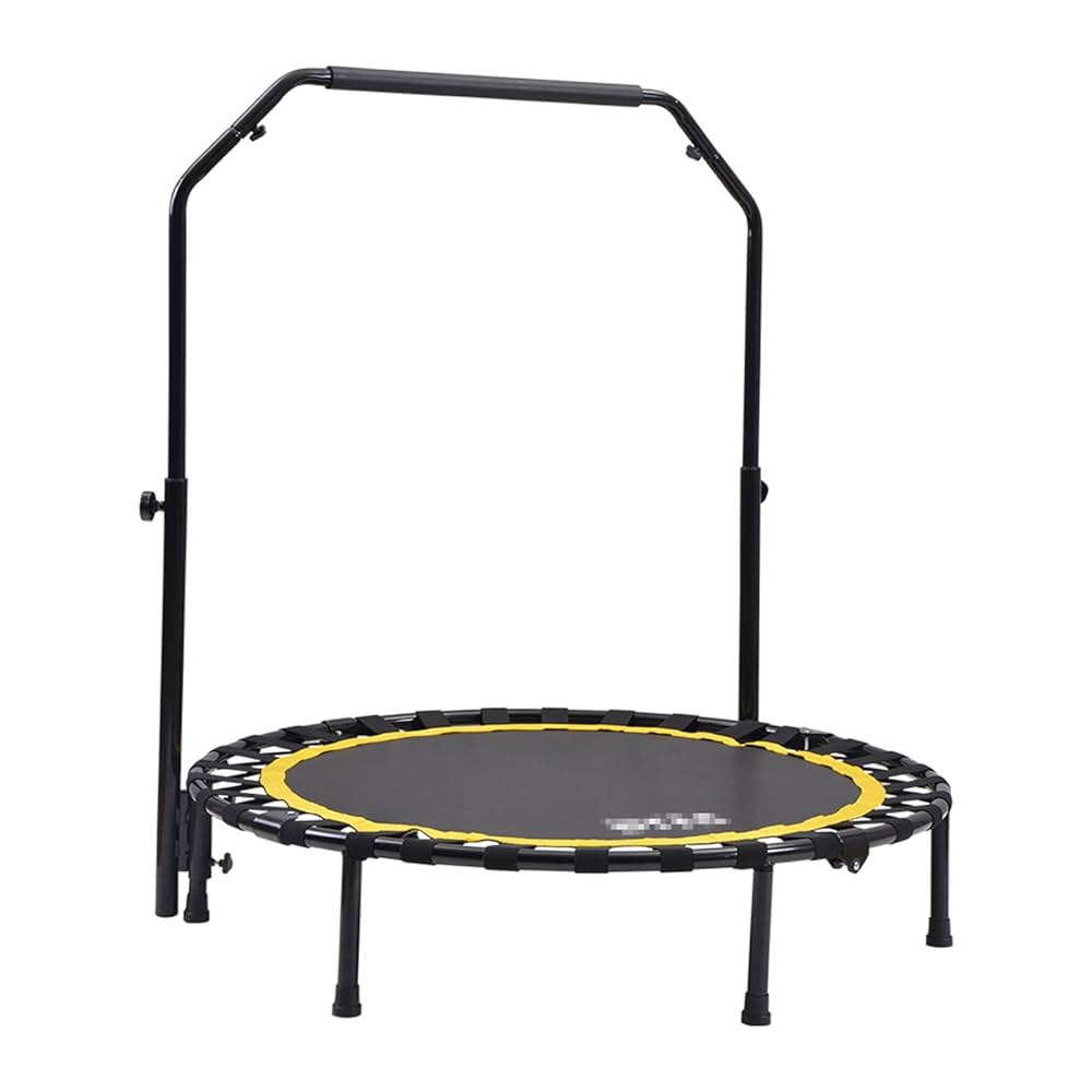補助手すり付き トランポリン 耐荷重110kg 102cm ゴム ダイエット器具 楽天市場】補助手すり付き トランポリン 耐荷重110kg 102cm ゴム