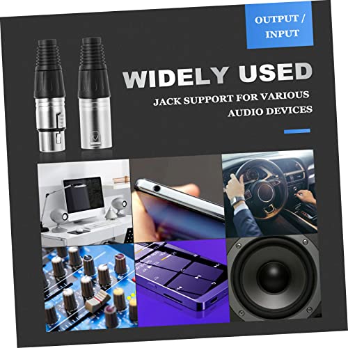 Connecteurs XLR mâle et femelle pour remplacer une fiche audio défectueuse