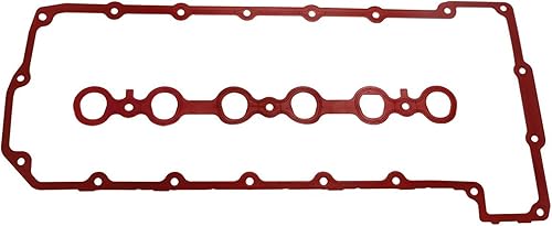 AUCERAMIC 11127536785 Junta de tapa de válvula de motor con sello de tubo de bujía para BMW E90 E91 E92 E93 325i 325xi 330i 330i 330xi, E60 E61 525i