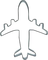 Vista 1 de Keewah Cortador de galletas de avión, 5.2 x 4.1 pulgadas, acero inoxidable