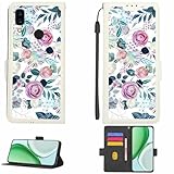 Kinetijy Custodia Comaptibile per UMIDIGI Power Case Custodia Cover Supporto Premium in PU[con Pellicola Protettiva HD con durezza 9H] [Blocco RFID][Effetto di rifrazione] LPT-HUA3