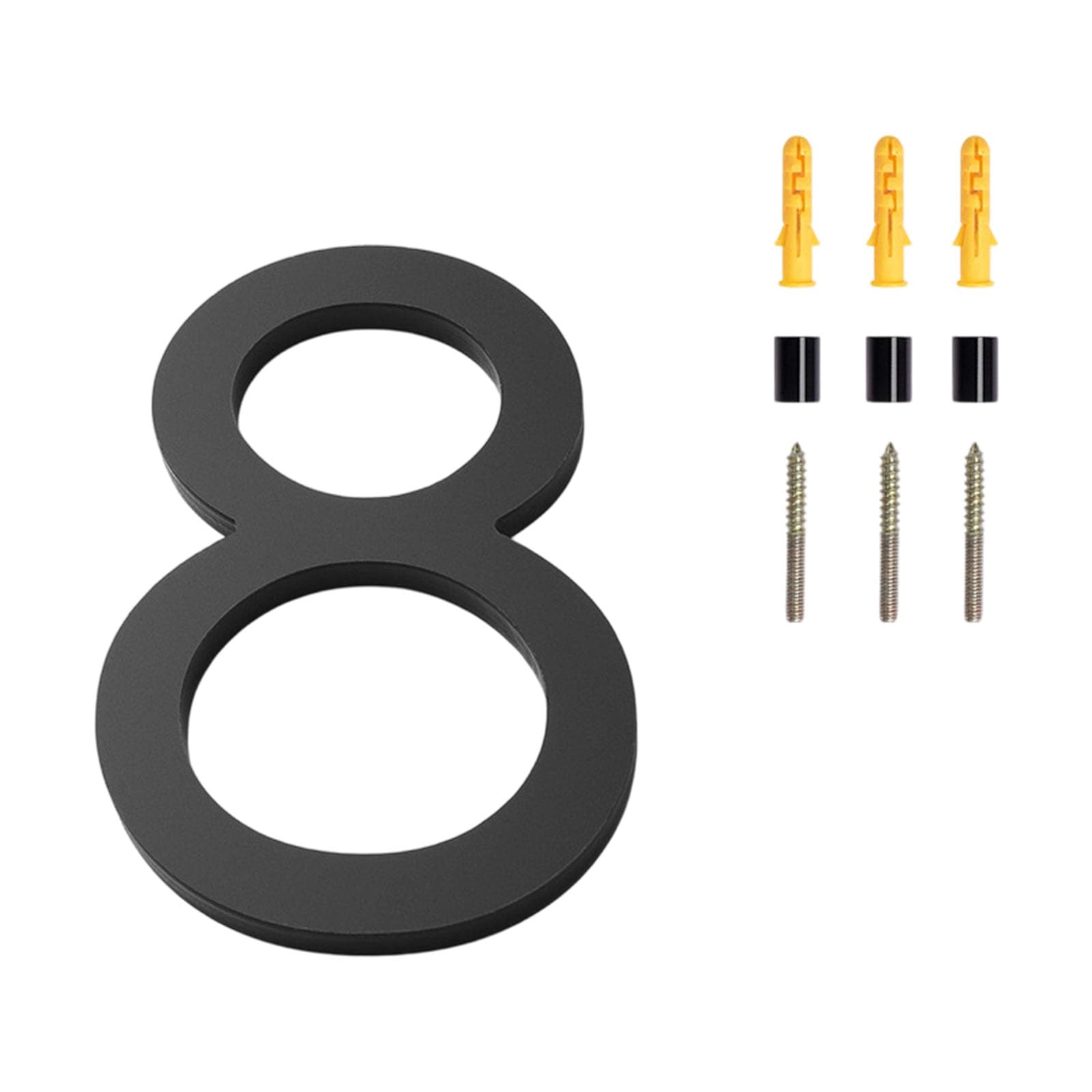 Modern Door Plate Numbers Address Sign Acrylic Floating House Numbers Plate Sign for Home Mailbox Hotel Address for Home Mailbox Hotel