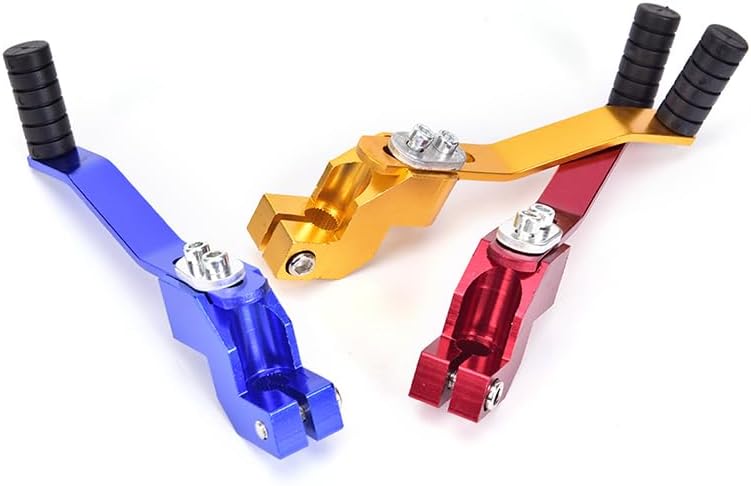 1pc Folding Aluminum Gear Shift Lever Gear Shift Lever Motorcycle Bikes Gear Lever(Blue)