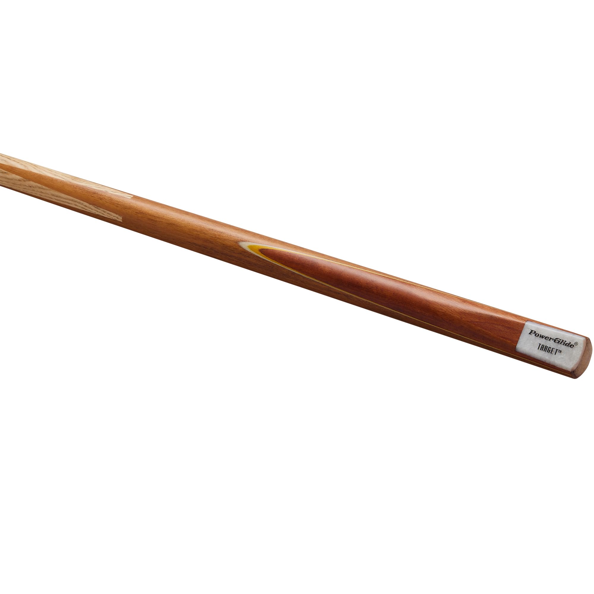 PowerGlide Target Queue de Billard ou Snooker Unisexe, Marron, Jaune, Full Size 57"
