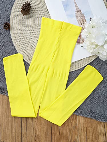 CHICTRY Little Girls Dance Tight Solid Color Ballet Footed Tight Athletic Leggings Stockings Pantyhose3