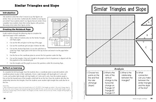 Carson Dellosa Math, Grade 8 Resource Book (Interactive Notebooks) - Image 4