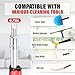 DIYSELF 24 FT Paint Roller Extension Pole, 5.8-24 Ft Adjustable Telescoping Pole, Sponge Grip, Sturdy Extension Pole for Cleaning, Aluminum Extendable Pole for Painting, Window & Gutter Washing