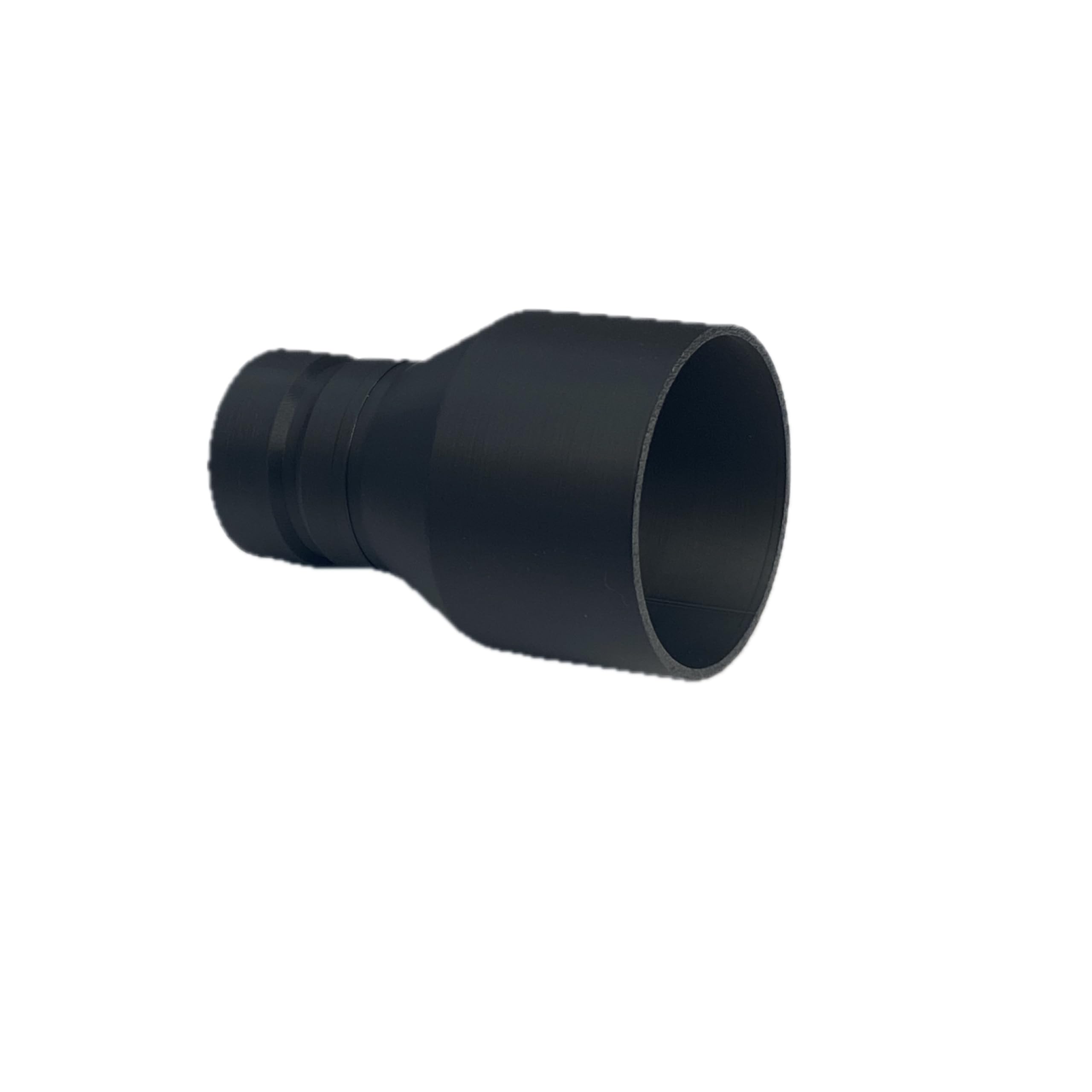 Maker Fixer Men's Black Od 65Mm 2.6" Fits Inside Measure Inner Diameter Of Opening Dust Extraction Adaptor Compatible With Dewalt Airlock