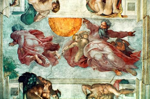Tableau Création du Soleil Buonarroti Décoration Intérieure Murale Salon