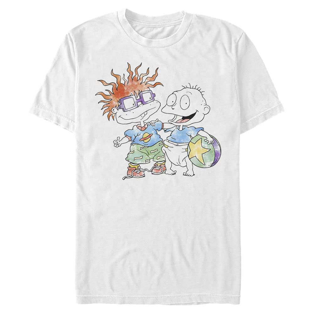 Nickelodeonmens Tommy Chucky Watercolor T-Shirt