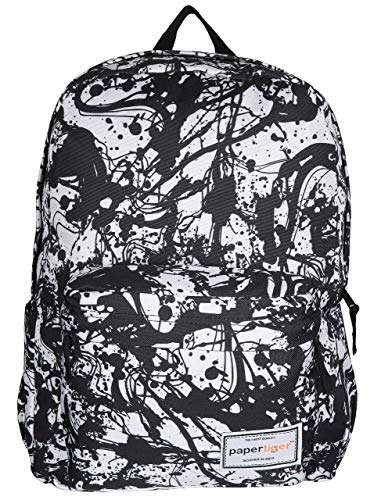 Image of Papertiger Bag Polyester Alpha Edition Laptop Backpack (25 Ltrs, Splattered Black)