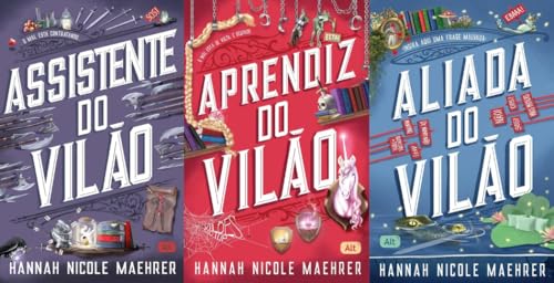 Livros de Hannah Nicole Maehrer Assistente Do Vilão Aprendiz Do Vilão Aliada Do Vilão Kit 3 Volumes