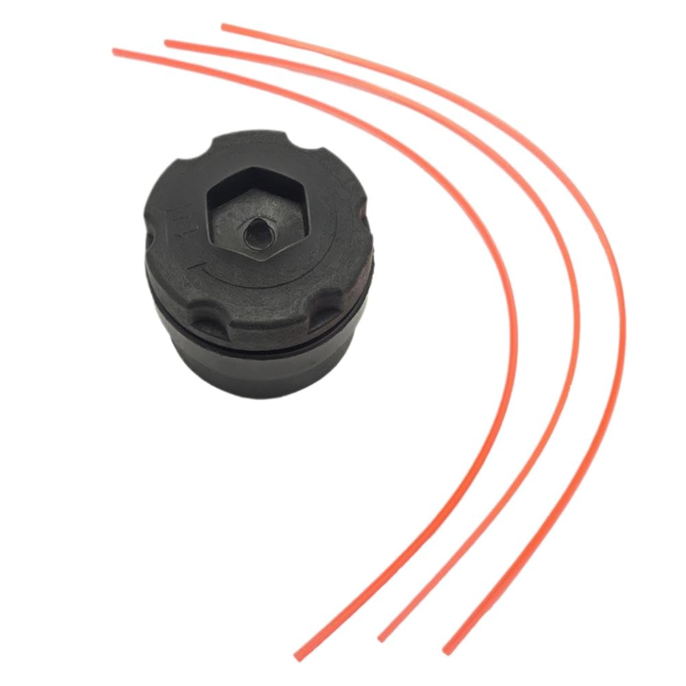 Cabezal de desbrozadora de plástico Universal Compatible con cortadoras de Hilo portátiles