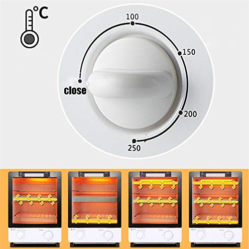 110V 12L Mini High Temperature Heat Metal Tool CleaningCabinet 1KW Timer Cleaner Box Two Layers for Manicure, Spa, Hair Beauty Salon, Dental Clinic, Lboratory or Family - Thumbnail 2