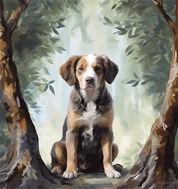 Miniatura 1 de Puzzles for Adults 300 Pieces Jigsaw Puzzles Bernese Mountain Puppy Formation Wooden DIY Home Decor Wall Art Game Toy Gift for Dad Mom Wife 14.9'' x