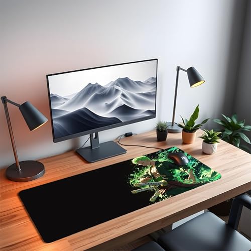 Image of XL Extended Gaming Mouse Pad | XXL Large Desk Mat 60x30cm for Laptop & PC | Non-Slip Rubber Base, Waterproof, Durable & Smooth Surface | Office, Gaming & Study