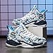 Ucilxi Fashionable, Breathable, Non-Slip, Wearable and Versatile Children's Basketball Shoes Blue