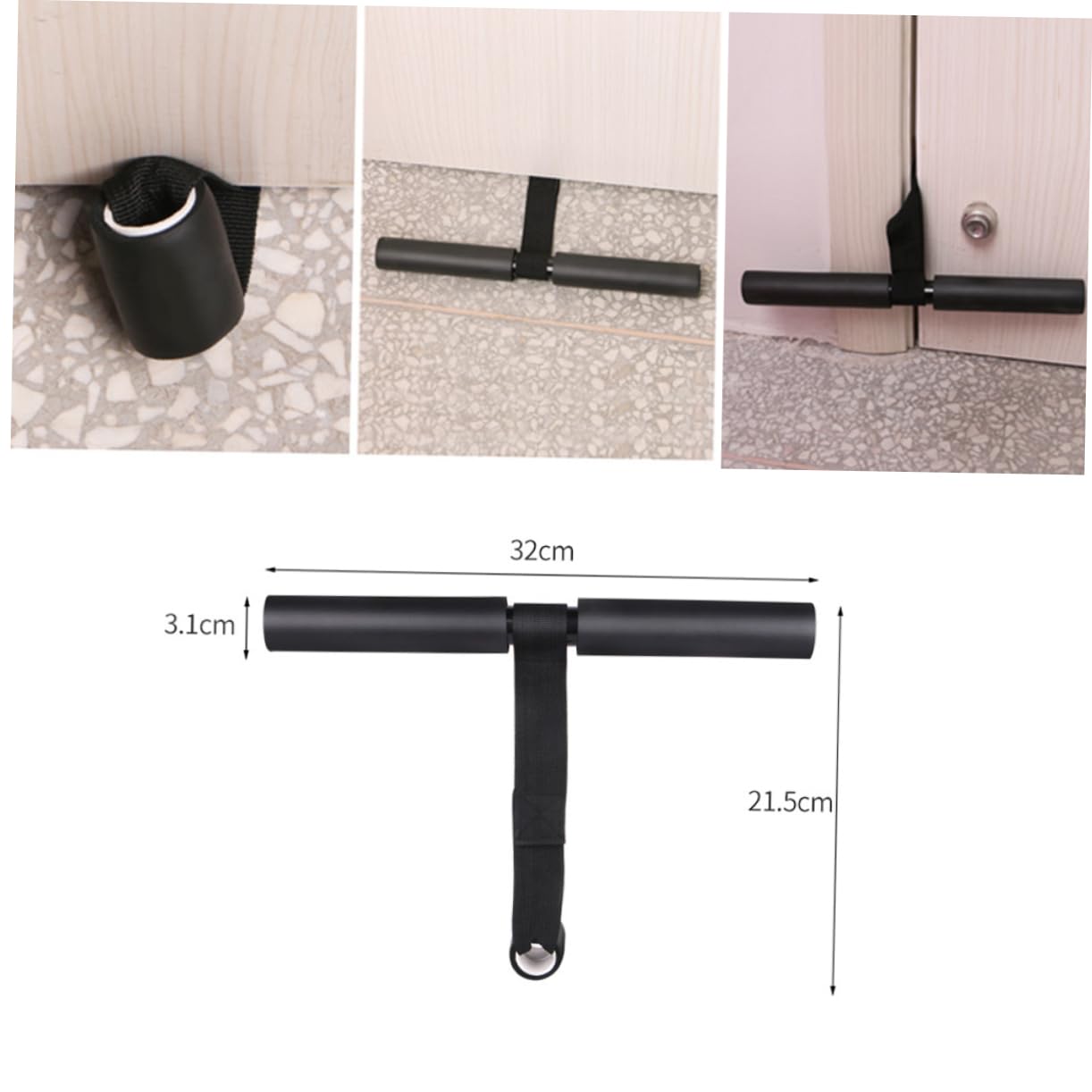 GOOHOCHY Abdominal Crunches Sit-up Vest Line Abdominal Muscle Training Device Exercise Bar Made of Material Sturdy for Home Use